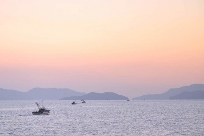 丸亀市　塩飽諸島の風景