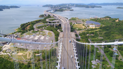 瀬戸大橋の塔頂体験